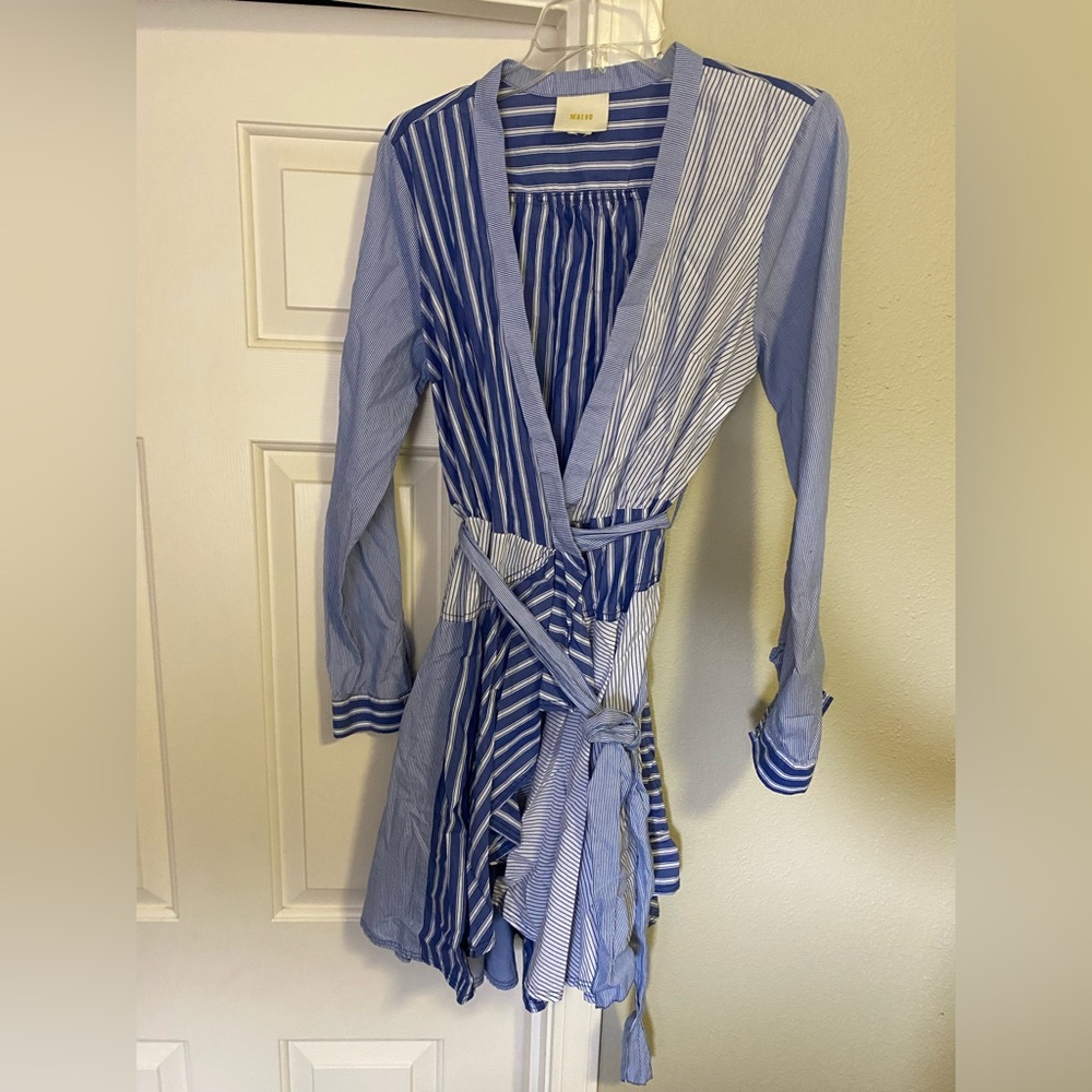 Maeve Wrap shirt dress